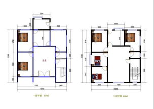 房屋设计图四房二厅,房屋设计图三室一厅两卫